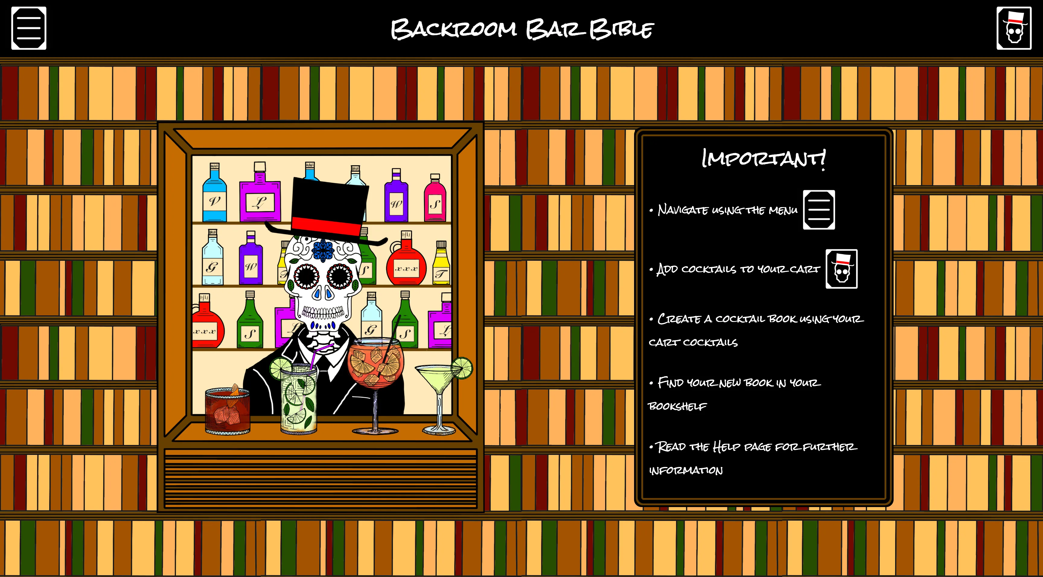 backroom bar bible home page